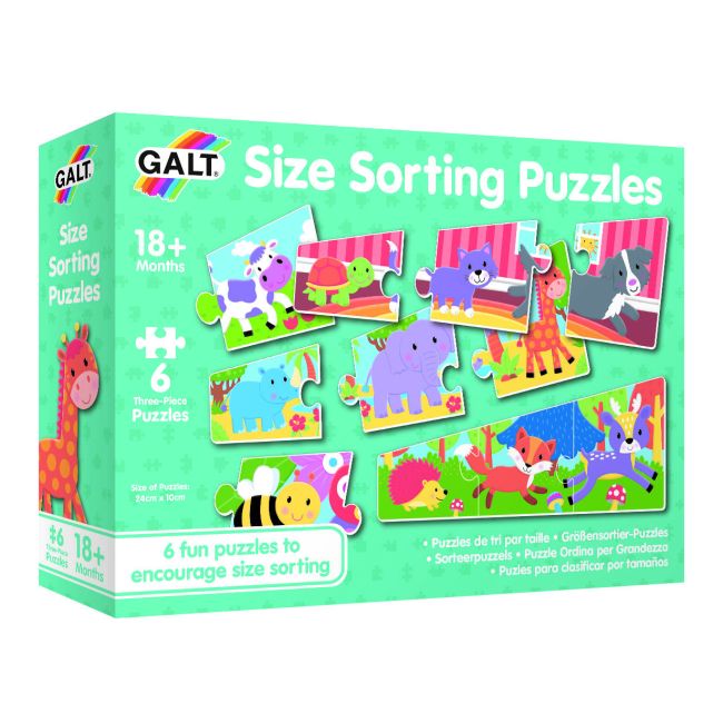 Set 6 puzzle - animalute jucause (3 piese)
