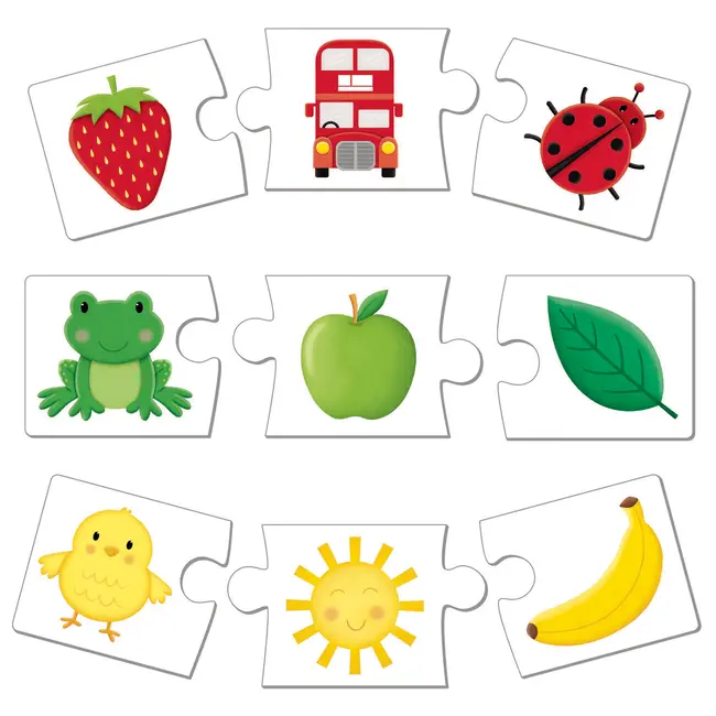 Set de 6 puzzle-uri - lumea culorilor