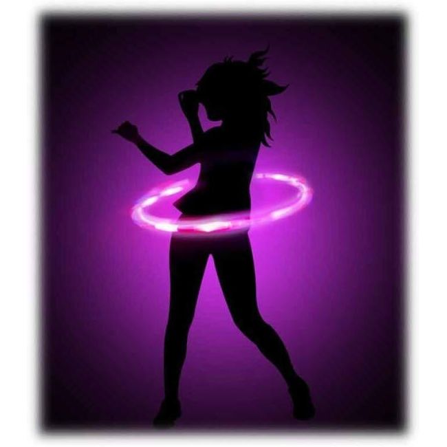 Cerc hula hoop cu lumini
