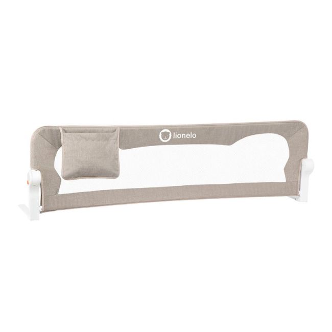 Lionelo - Bariera protectie pat Eva, 150x35 cm, Bej BYNLO-EVA_BEIGE_MELANGE