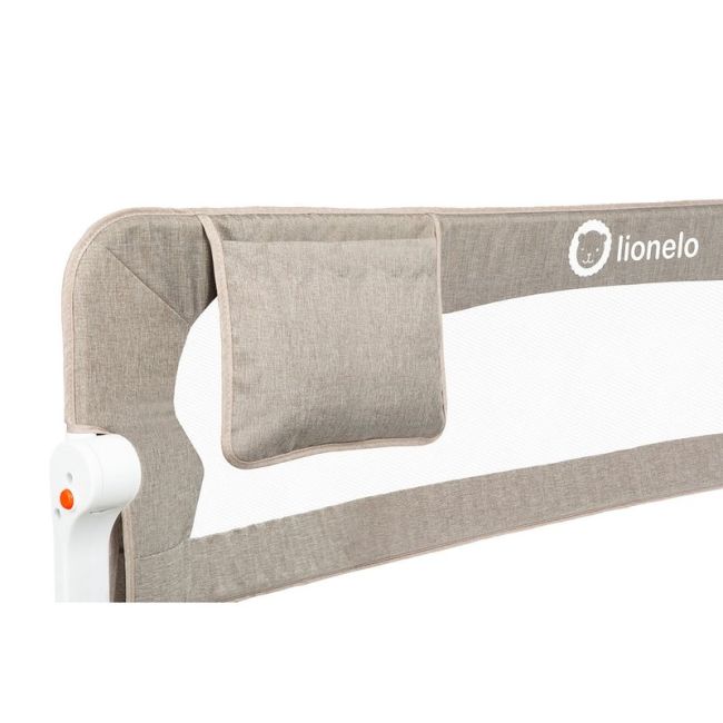 Lionelo - Bariera protectie pat Eva, 150x35 cm, Bej BYNLO-EVA_BEIGE_MELANGE