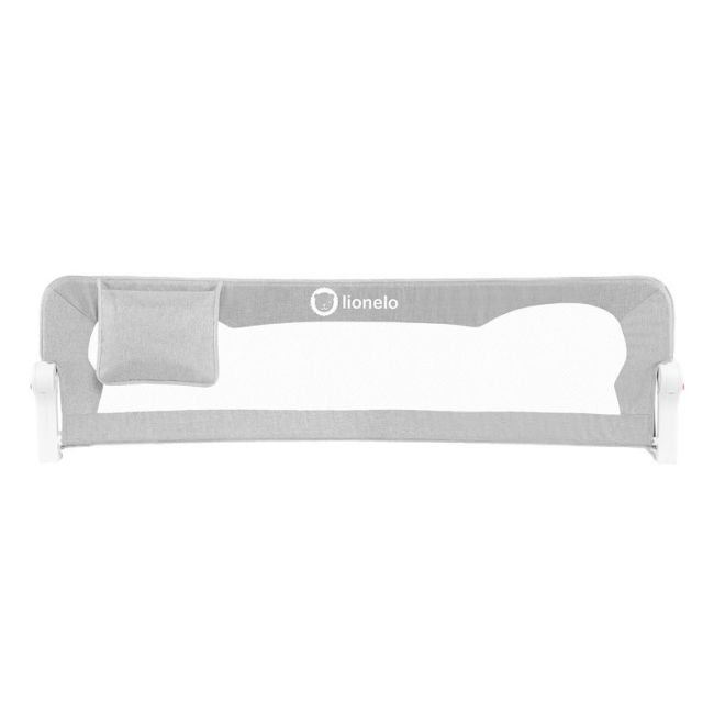 Lionelo - Bariera protectie pat Eva, 150x35 cm, Gri BYNLO-EVA_GREY_MELANGE