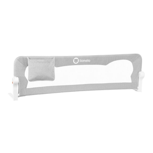 Lionelo - Bariera protectie pat Eva, 150x35 cm, Gri BYNLO-EVA_GREY_MELANGE