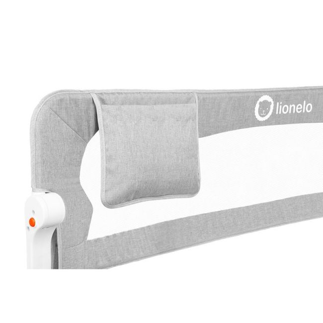 Lionelo - Bariera protectie pat Eva, 150x35 cm, Gri BYNLO-EVA_GREY_MELANGE