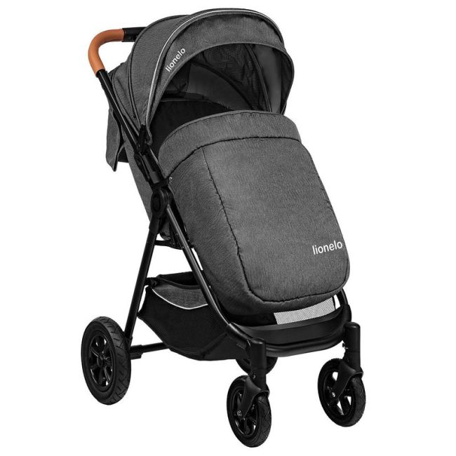 Lionelo - Carucior sport Bell Cu accesorii, 0-22 kg, Gri BYNLO-BELL_GRAPHITE