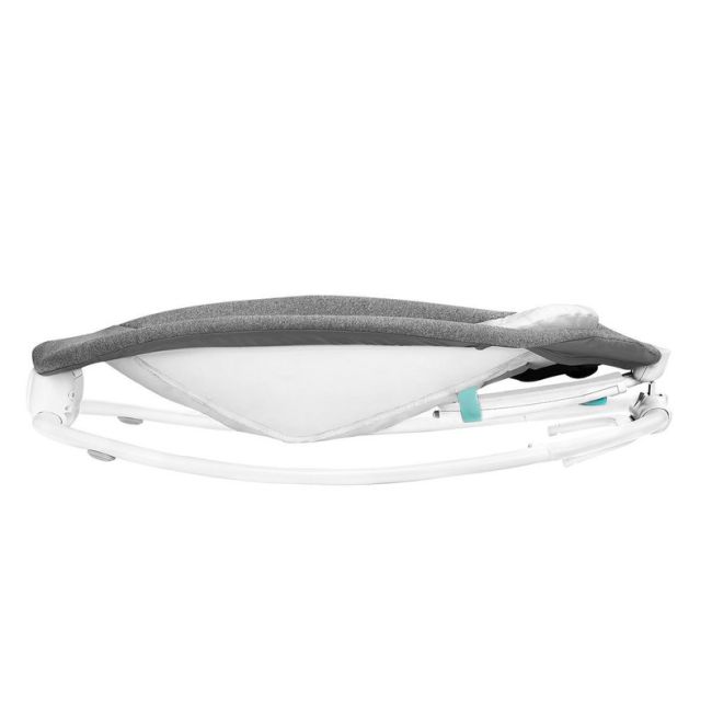 Lionelo - Fotoliu balansoar Pascal Scandi Pliabil, Cu melodii, 80x49 cm, Gri BYNLO-PASCAL_GREY_SCANDI