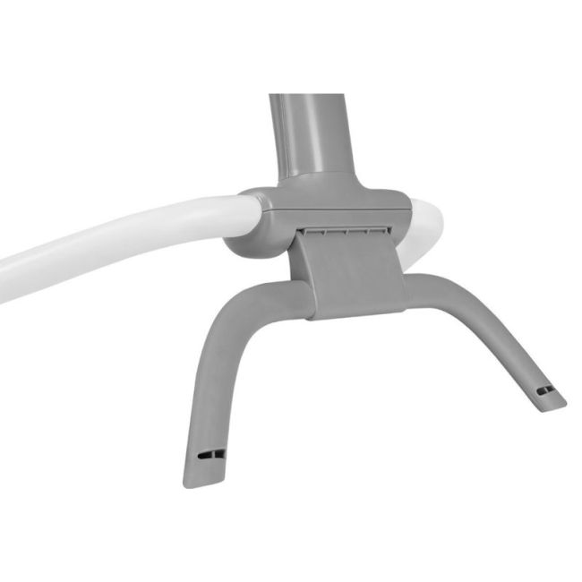 Lionelo - Fotoliu balansoar Pascal Scandi Pliabil, Cu melodii, 80x49 cm, Gri BYNLO-PASCAL_GREY_SCANDI