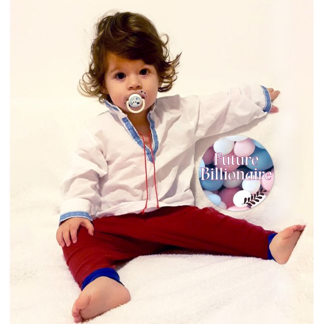 Set Stickere pentru fotografii bebelusi Funny Baby Milestone Stickers 20 cm - pentru fotografii memorabile