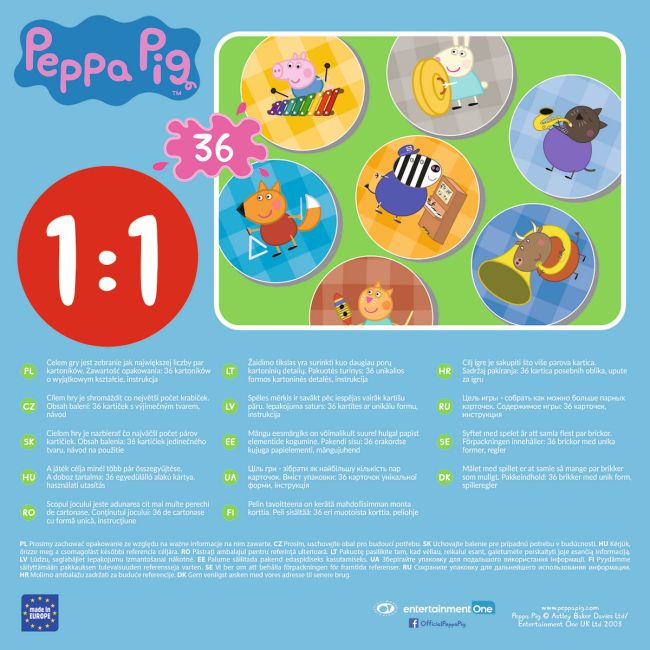JOC MEMO PEPPA PIG VIV01893