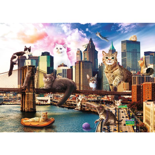 PUZZLE TREFL 1000 PISICUTE LA NEW YORK VIV10595