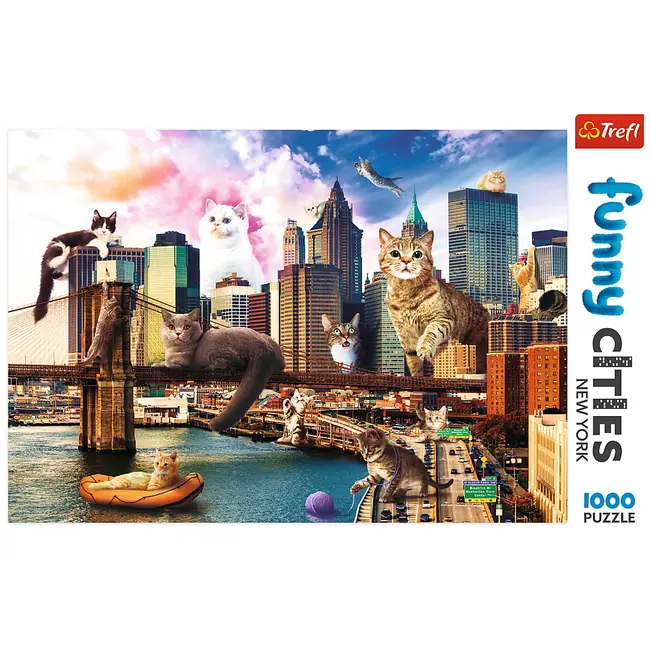 PUZZLE TREFL 1000 PISICUTE LA NEW YORK VIV10595