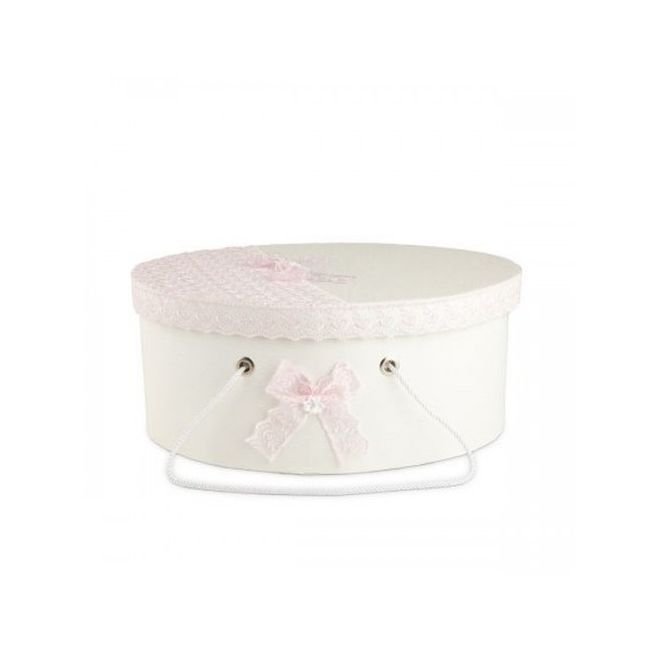 Cutie trusou decorata dantela roz pentru fetita NK-TR-004-C NKO1347