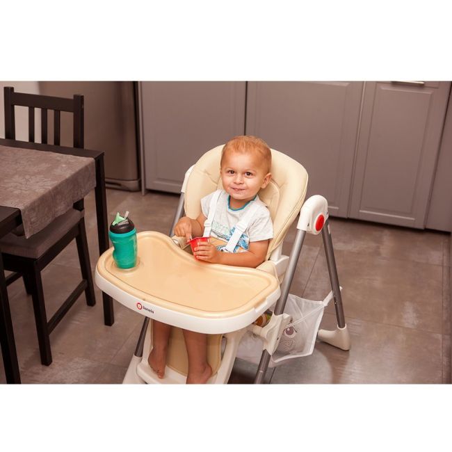 Lionelo - Scaun de masa Reglabil Linn Plus din Metal, Bej BYNLO-LINNPLUS_Beige