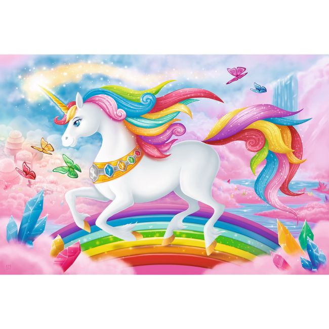 PUZZLE TREFL 100 LUMEA DE CRISTAL A UNICORNILOR VIV16364