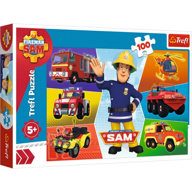 PUZZLE TREFL 100 MASINILE POMPIERULUI SAM VIV16354