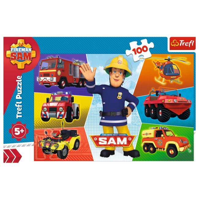 PUZZLE TREFL 100 MASINILE POMPIERULUI SAM VIV16354