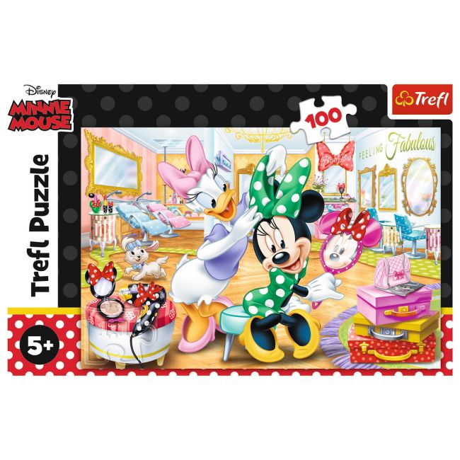 PUZZLE TREFL 100 MINNIE LA SALONUL DE INFRUMUSETARE VIV16387