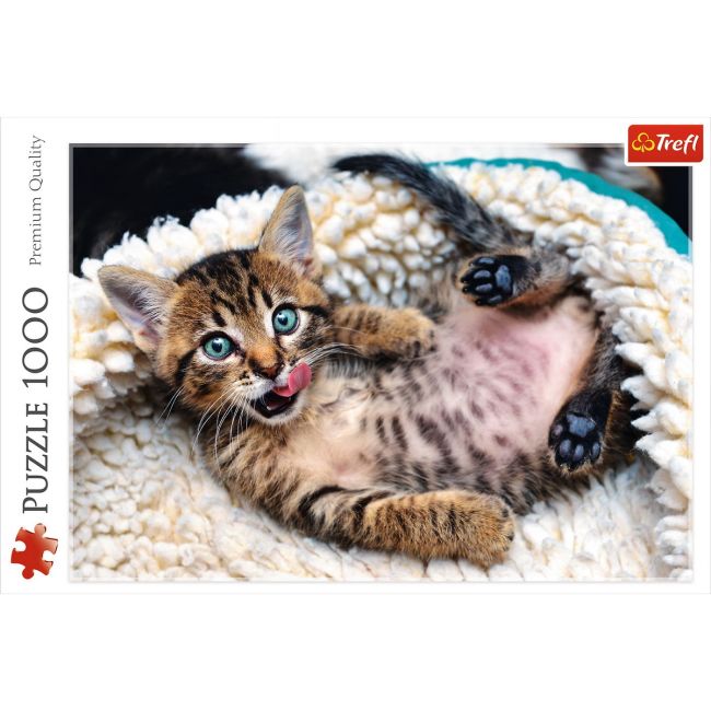 PUZZLE TREFL 1000 PISICUTA VESELA VIV10448
