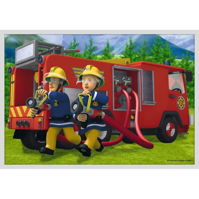 PUZZLE TREFL 10IN1 ECHIPA POMPIERULUI SAM VIV90356