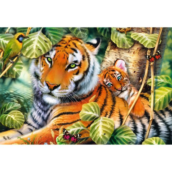 PUZZLE TREFL 1500 TIGRI BENGALEZI IN PADUREA TROPICALA VIV26159