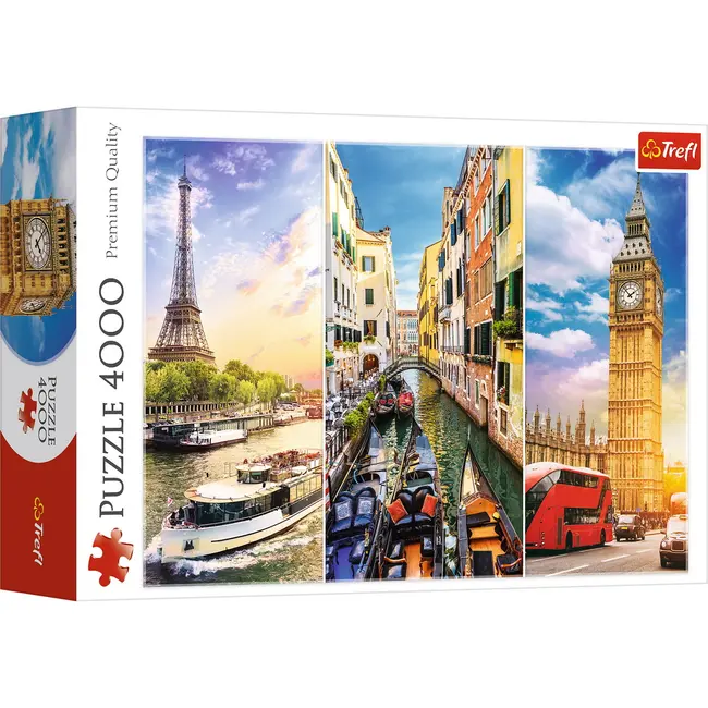 PUZZLE TREFL 4000 CALATORIE IN EUROPA VIV45009