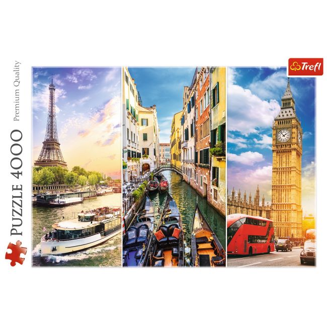 PUZZLE TREFL 4000 CALATORIE IN EUROPA VIV45009