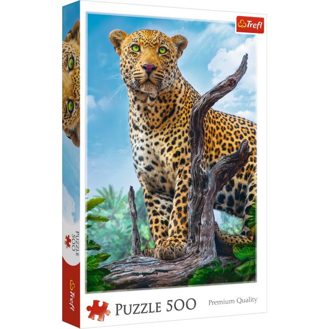 PUZZLE TREFL 500 LEOPARD IN SAVANA VIV37332