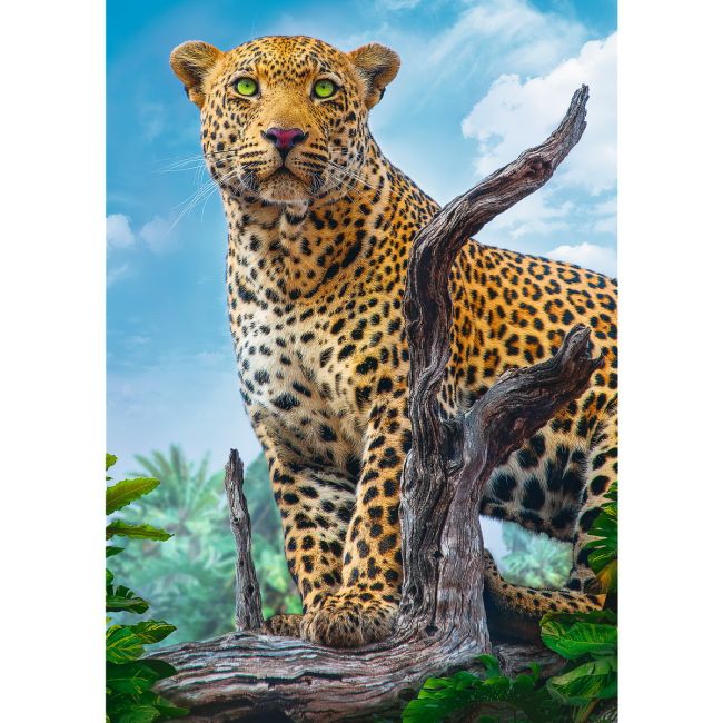 PUZZLE TREFL 500 LEOPARD IN SAVANA VIV37332