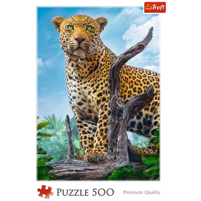 PUZZLE TREFL 500 LEOPARD IN SAVANA VIV37332