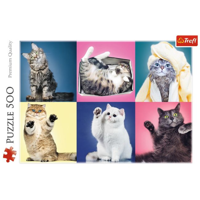 PUZZLE TREFL 500 PISICUTE VIV37377