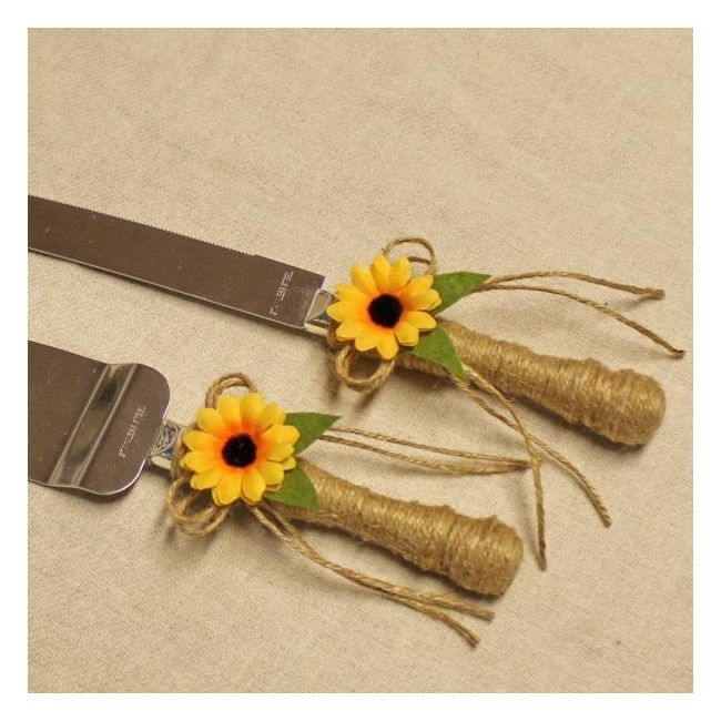 Set tort rustic floarea soarelui P31F NKO1128