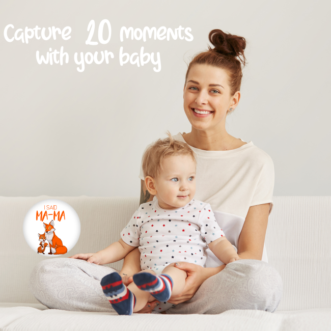 Set Stickere pentru Fotografii de bebelusi My First Baby Milestone Stickers Unisex 15 cm
