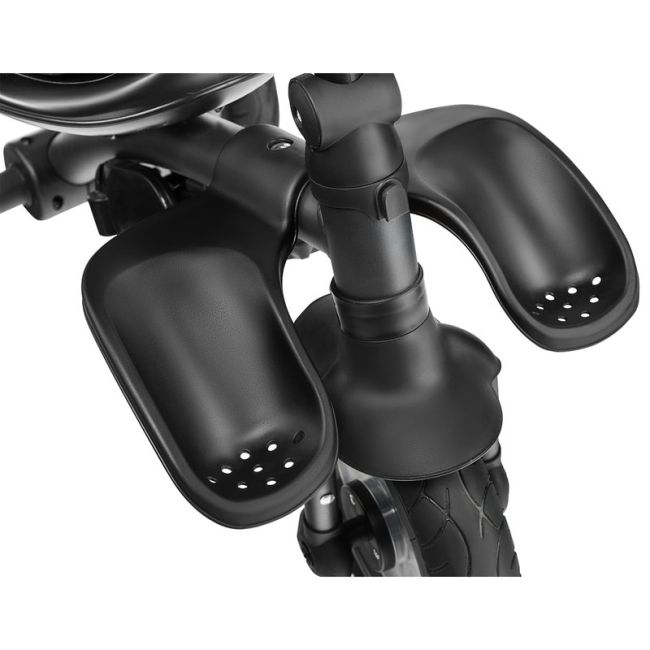 Lionelo - Tricicleta Tris Candy Mecanism de pedalare libera, Suport picioare, Control al directiei, Scaun reversibil, Rotire 360 grade, Pliabila, Roz/Gri BYNLO-TRISCANDY_ROSE/GREY