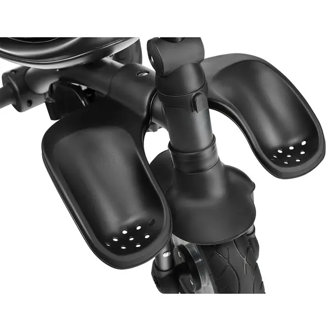 Lionelo - Tricicleta Tris Candy Mecanism de pedalare libera, Suport picioare, Control al directiei, Scaun reversibil, Rotire 360 grade, Pliabila, Roz/Gri BYNLO-TRISCANDY_ROSE/GREY