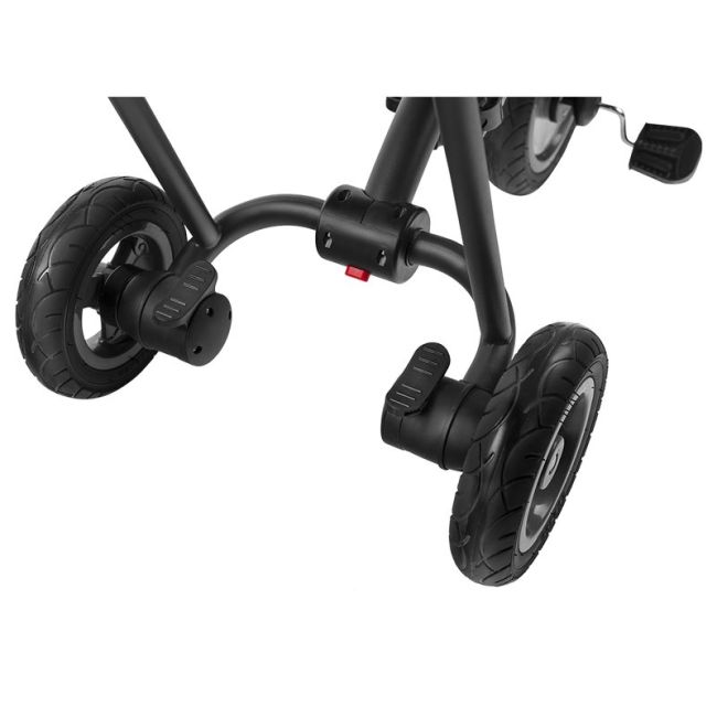 Lionelo - Tricicleta Tris Candy Mecanism de pedalare libera, Suport picioare, Control al directiei, Scaun reversibil, Rotire 360 grade, Pliabila, Roz/Gri BYNLO-TRISCANDY_ROSE/GREY