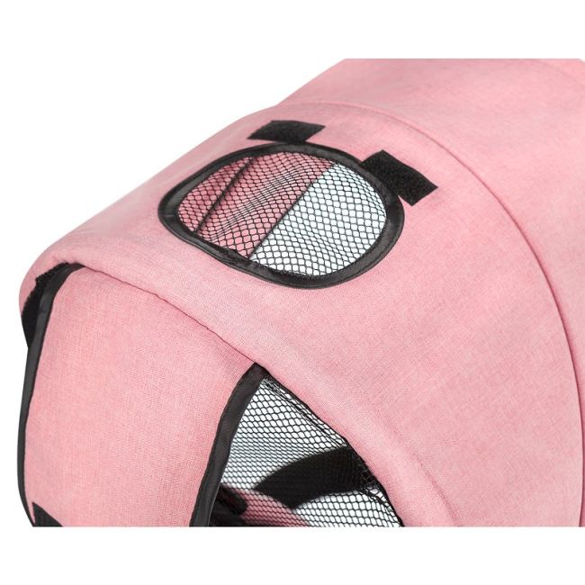 Lionelo - Tricicleta Tris Candy Mecanism de pedalare libera, Suport picioare, Control al directiei, Scaun reversibil, Rotire 360 grade, Pliabila, Roz/Gri BYNLO-TRISCANDY_ROSE/GREY