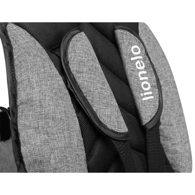 Lionelo - Tricicleta Tris Stone Grey Mecanism de pedalare libera, Suport picioare, Control al directiei, Scaun reversibil, Rotire 360 grade, Pliabila, Gri BYNLO-TRISSTONE_GREY