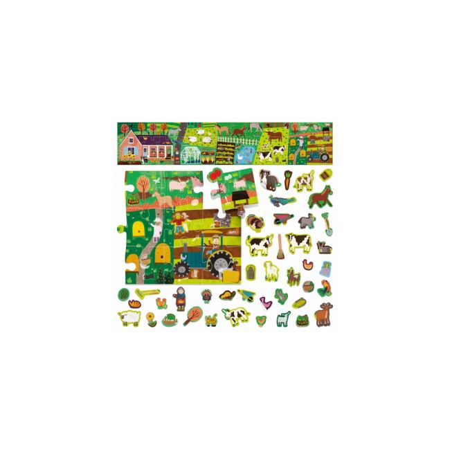 PUZZLE FERMA CU STICKERE - ARTHE24926