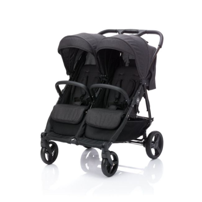 Carucior pentru gemeni Duo complet black Fillikid KRS333-06