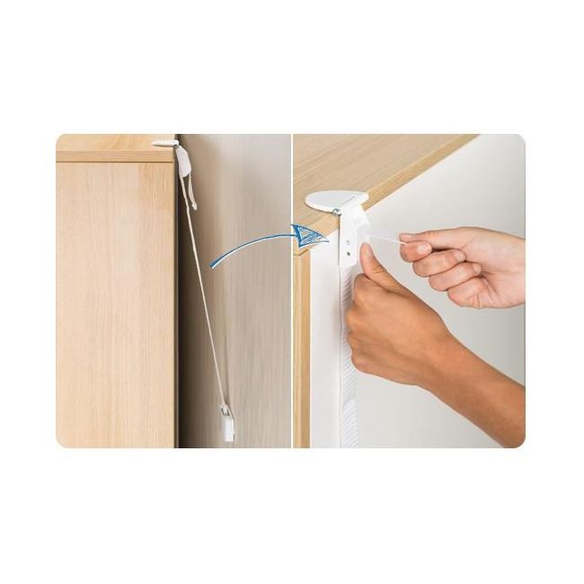 Set fixare anti-inclinare mobilier REER 73020