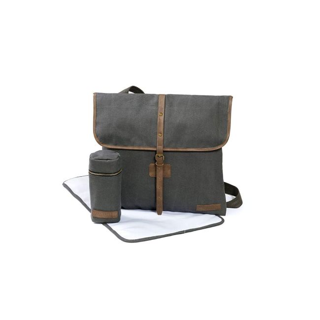 Geanta unisex pentru scutece satchel silver cloud  tna8684