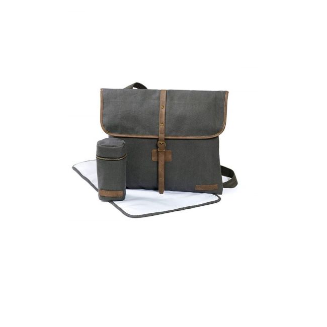Geanta unisex pentru scutece satchel silver cloud  tna8684