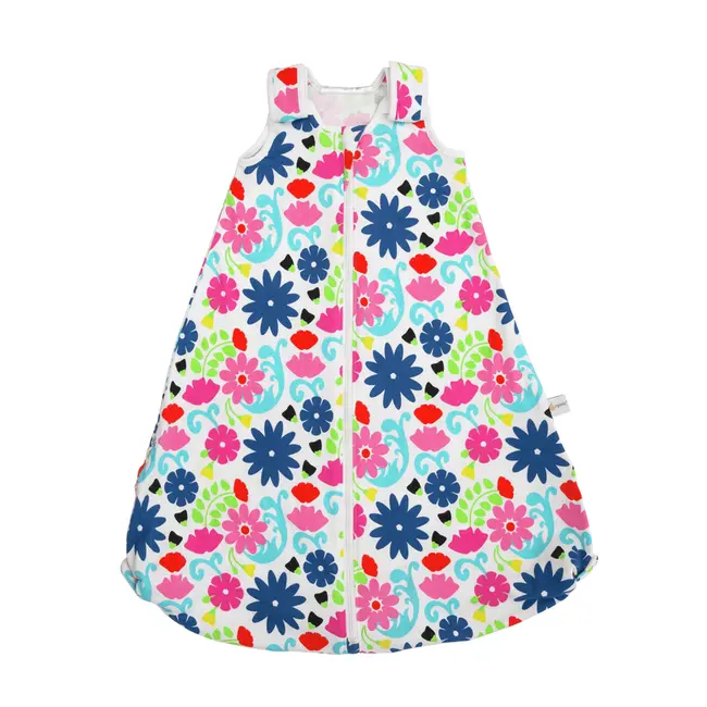 Sac de dormit 2 in 1 French Bull Flores mediu (6-18luni) - TNASLBMDFBFLR