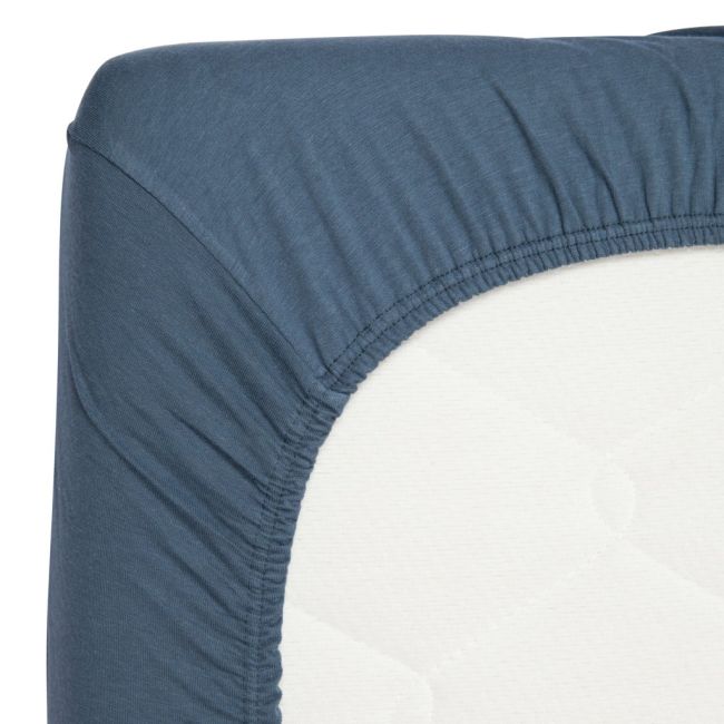 Cearsaf din bambus cu elastic 60 x 120 cm marin tnatm-hl600-519