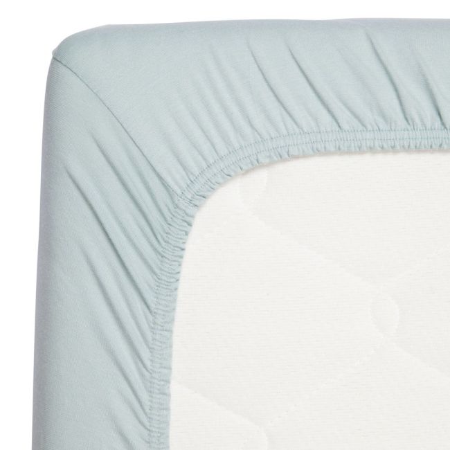 Cearsaf din bambus cu elastic 70 x 140 cm sea blue tnatm-hl700-529