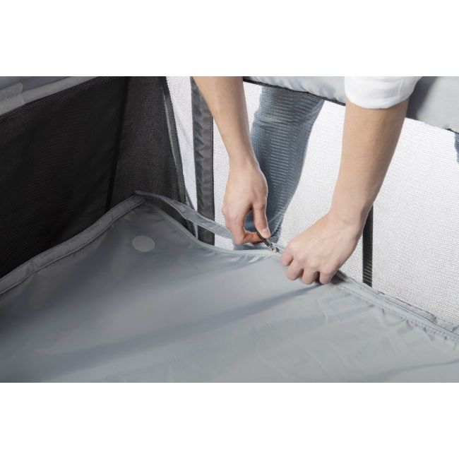 Patut pliant pop up white grey rock aeromoov tnaatc11060-gr