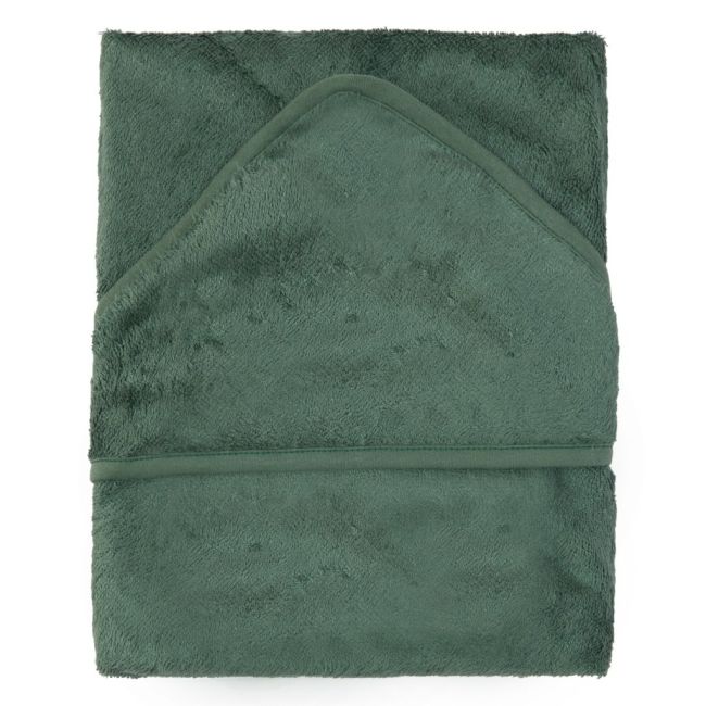 Prosop cu gluga xxl pentru copii din bambus aspen green tnatm-cap05-530