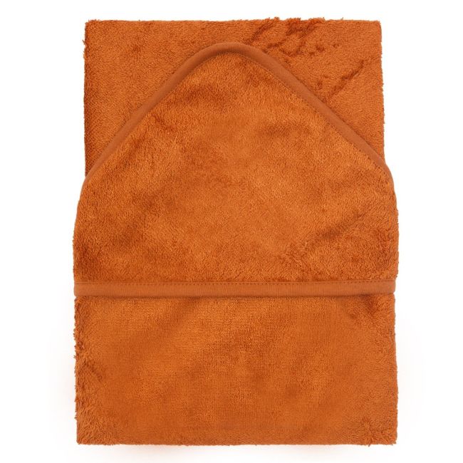 Prosop cu gluga xxl pentru copii din bambus inca rust  tnatm-cap05-535