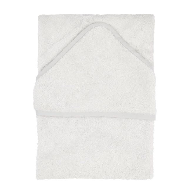 Prosop cu gluga xxl pentru copii din bambus silver grey tnatm-cap05-518