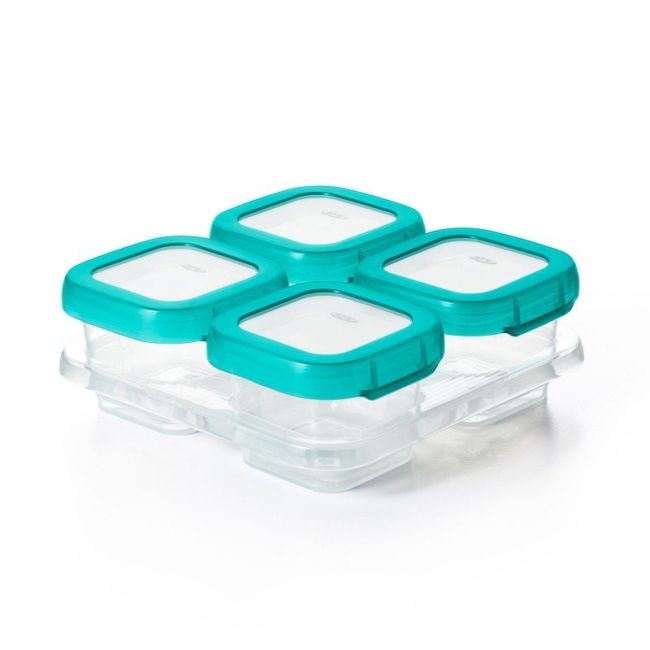 Recipiente din plastic pentru congelare alimente 4 x 120 ml tna61130000